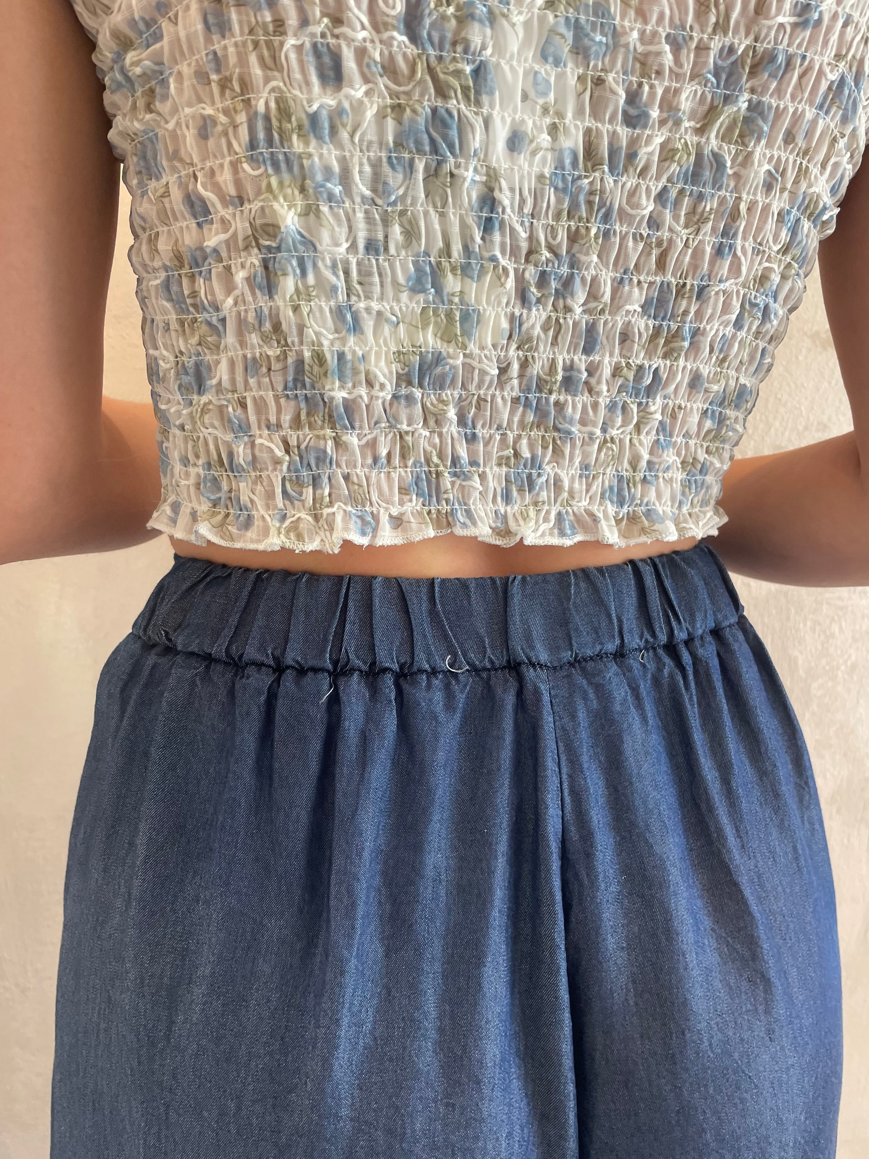Pantaloni chambray - Saiph