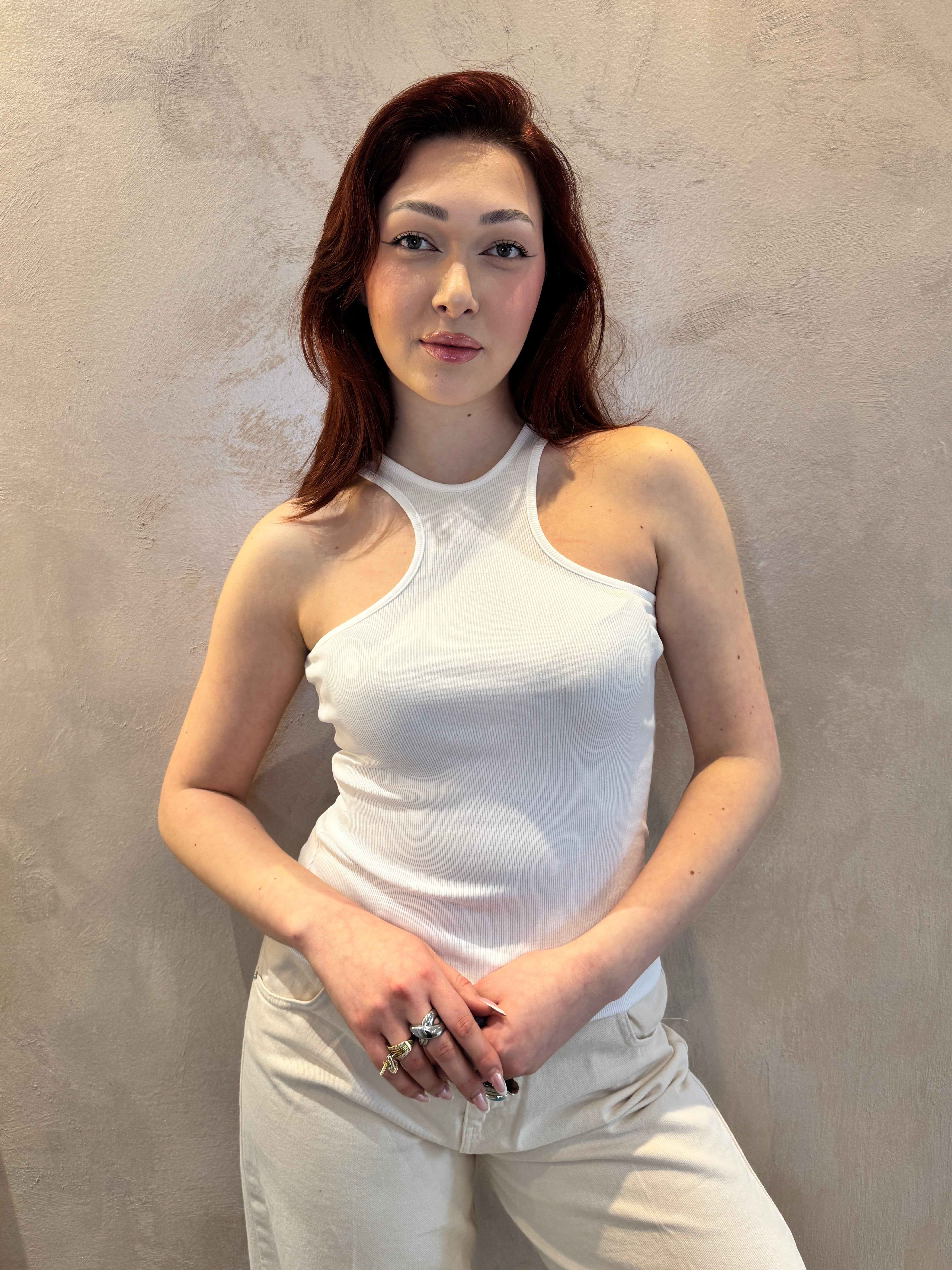 Top costine bianco - You Decide