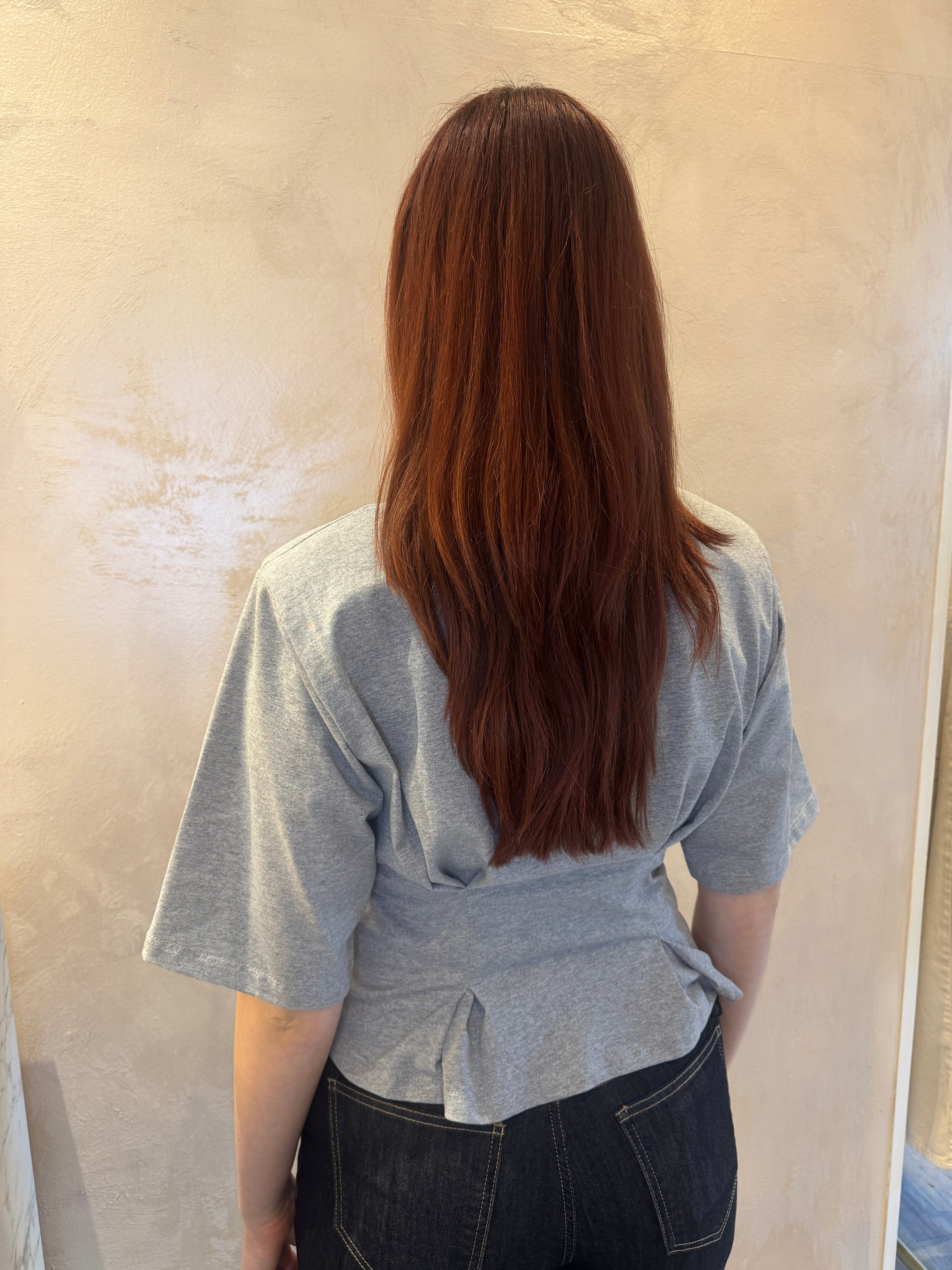 T-shirt pinces e arriccio grigio - Dixie