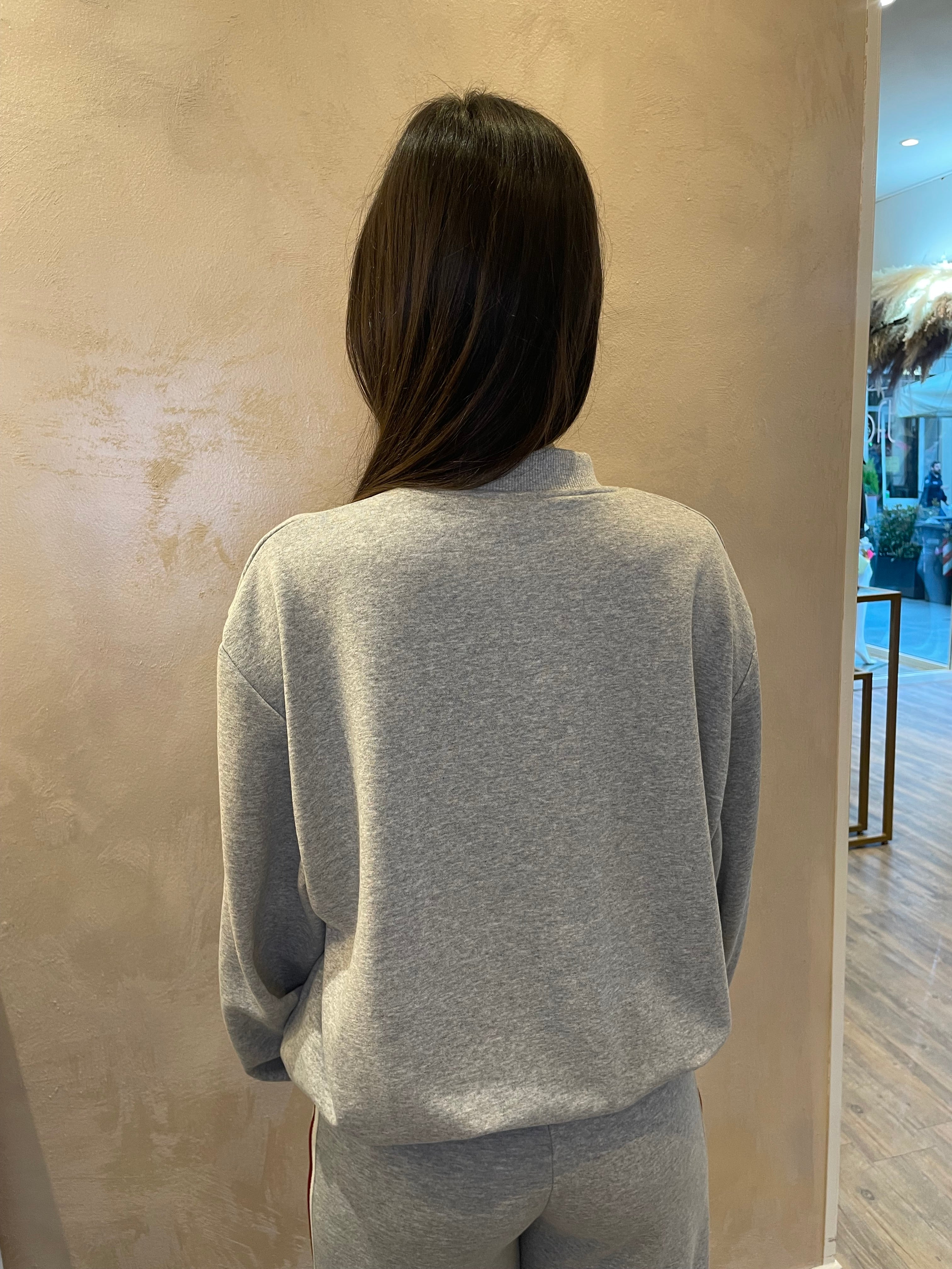 Felpa zip con oriental inspired - Vicolo