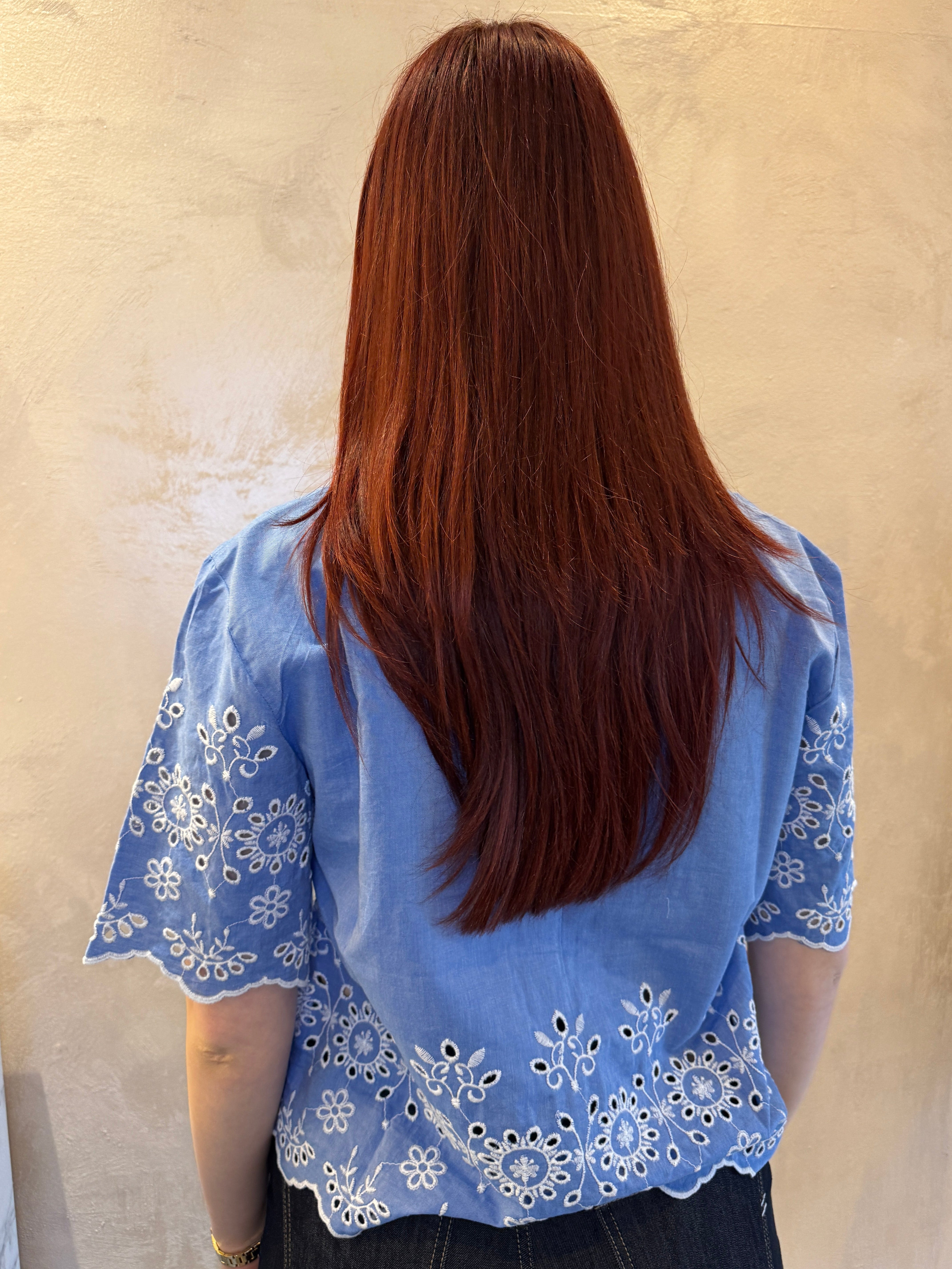 Camicia sangallo azzurro - JDY