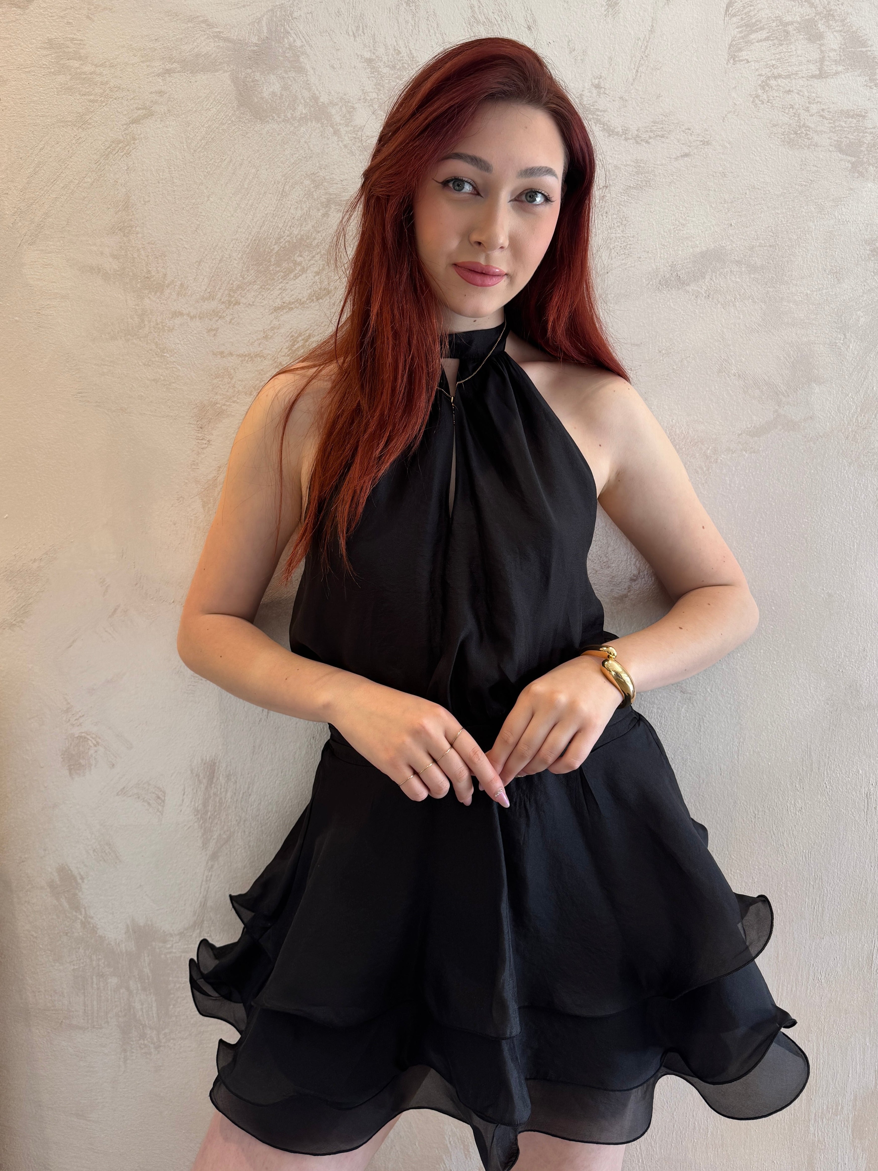 Abito organza nero - You Decide