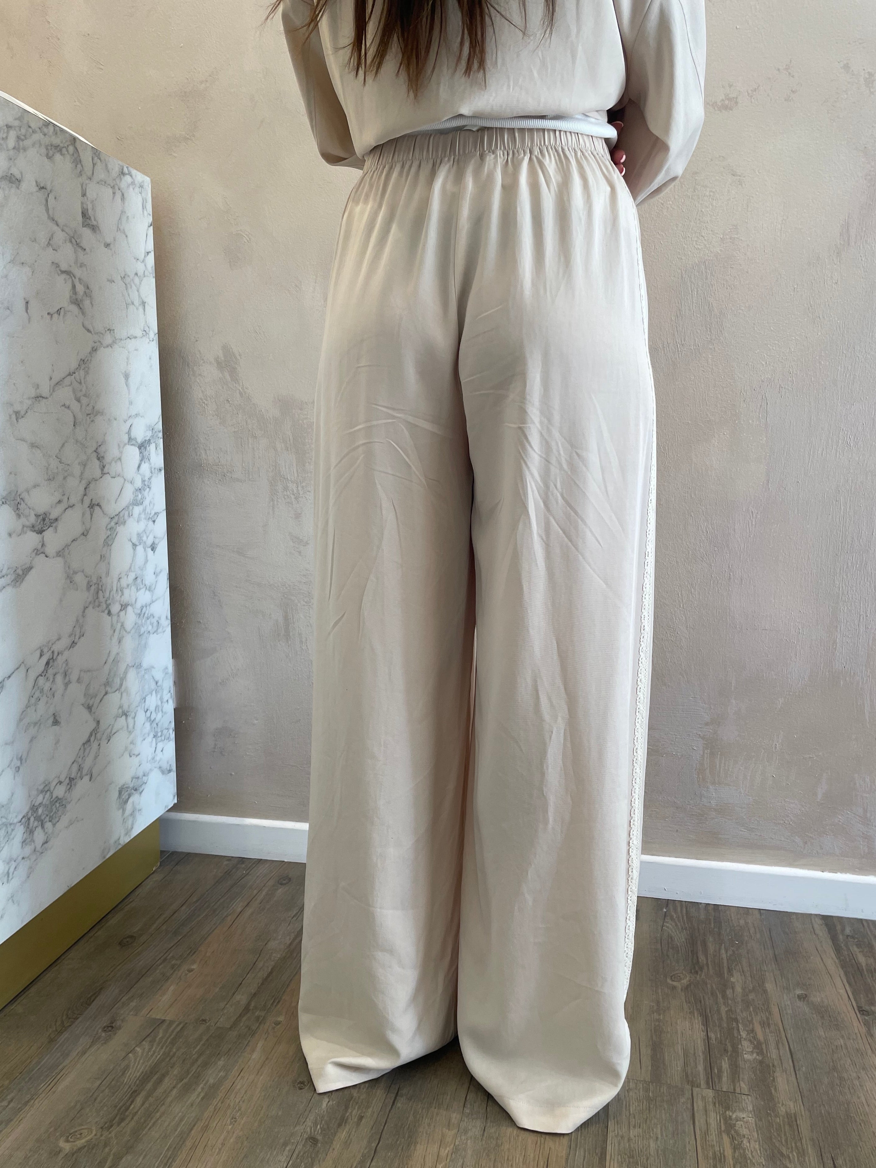 Pantalone dettagli pizzo - Youdecide