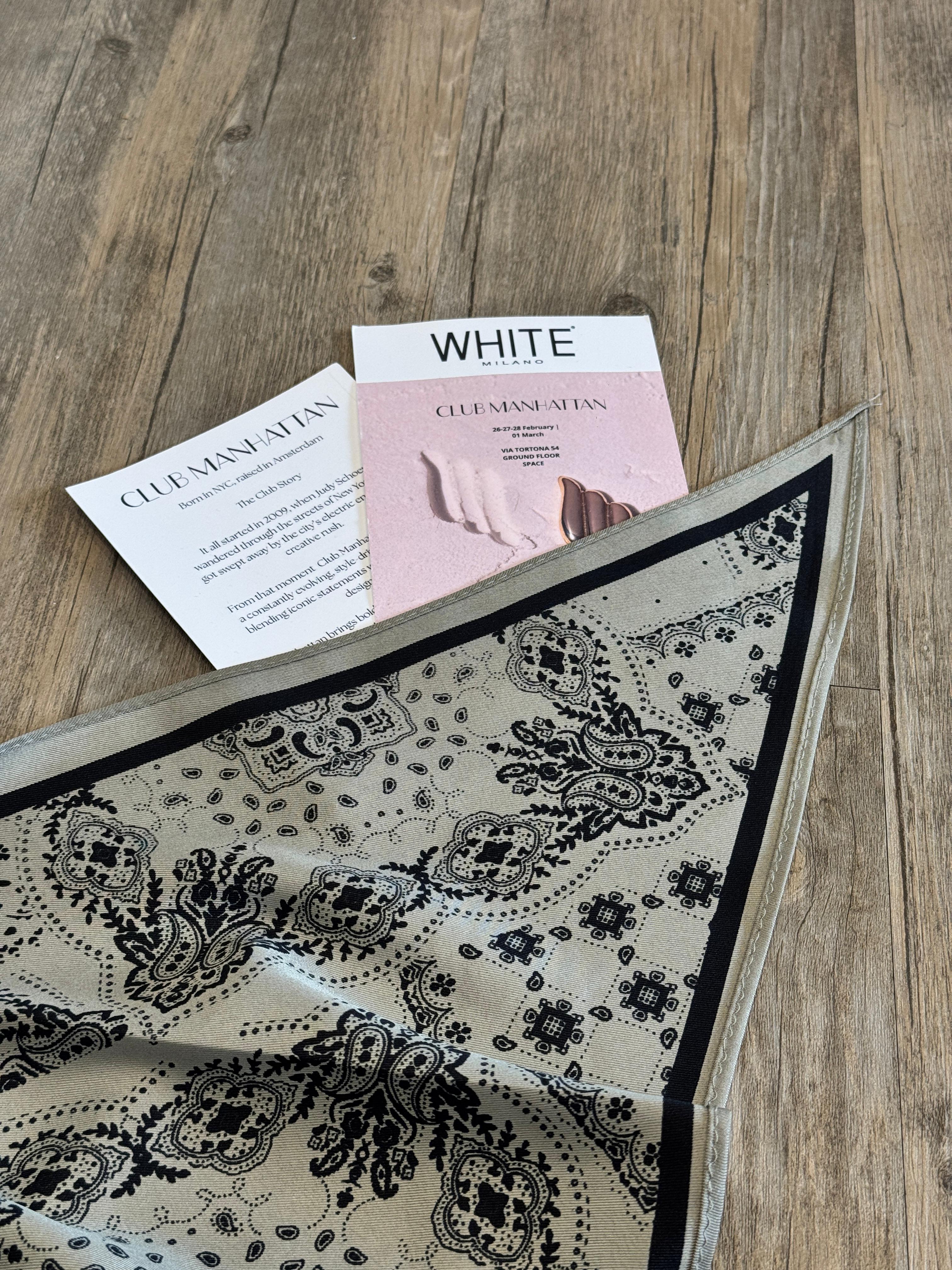Fouard bandana grigio - Club Manhattan